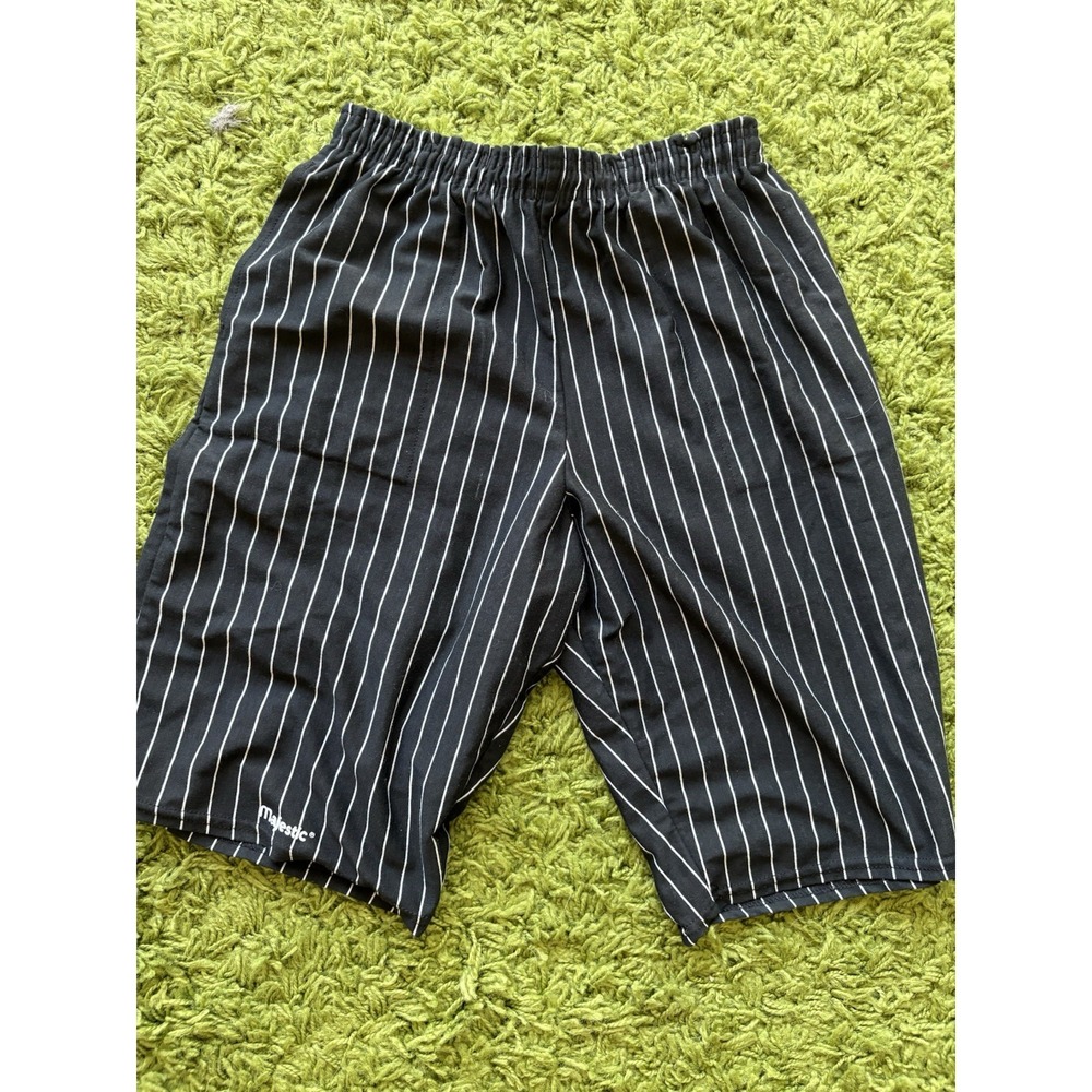 Vintage Striped Majestic Basketball Shorts Size M/L